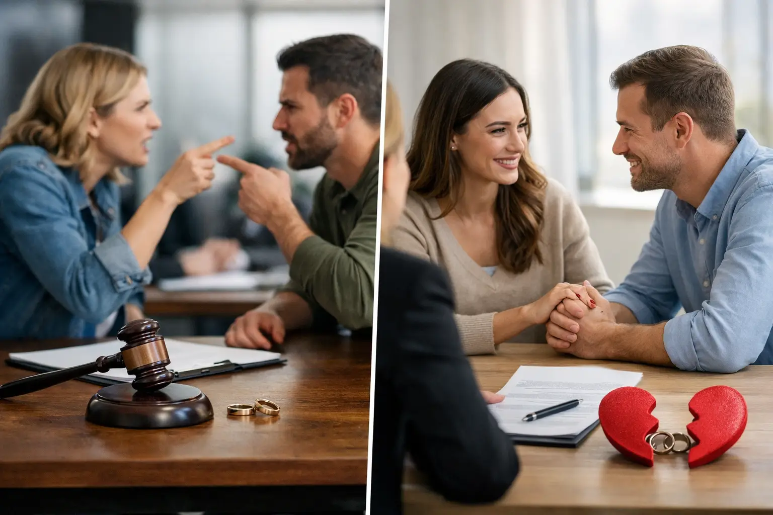 What Is the Difference Between Contested and Uncontested Divorce in Texas?